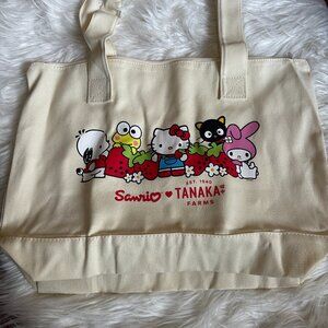 Tanaka Farms x Sanrio Tote Bag with Zipper
